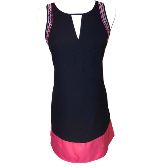 Anthropologie Dresses & Skirts - 🌸 Anthropologie boho pink and black dress Size L